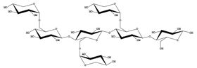 Heptasaccharide (X3Glc4), O-X3G4 