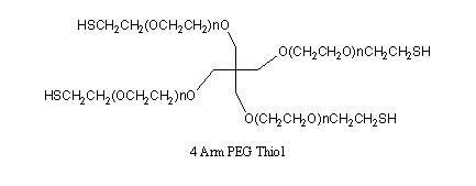 四臂聚乙二醇-巰基 4 arm-PEG-Thiol