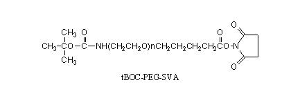 tBOC-氨基-PEG-戊酸琥珀酰亞胺酯 tBOC-NH-PEG-SVA