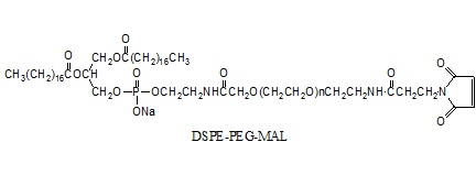 二硬脂酰基磷脂酰乙醇胺-PEG-馬來酰亞胺 DSPE-PEG-Maleimide