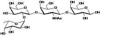 Blood group H antigen tetraose type 4 Globo H tetraose