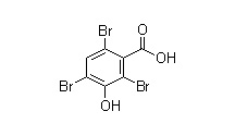 2,4,6-三溴-3-羥基苯甲酸|14348-40-4|TBHBA|3-Hydroxy-2,4,6-tribromobenzoic acid