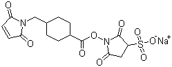 硫代琥珀酰亞胺基4-[N-馬來酰亞胺甲基]環己烷-1-羧化物